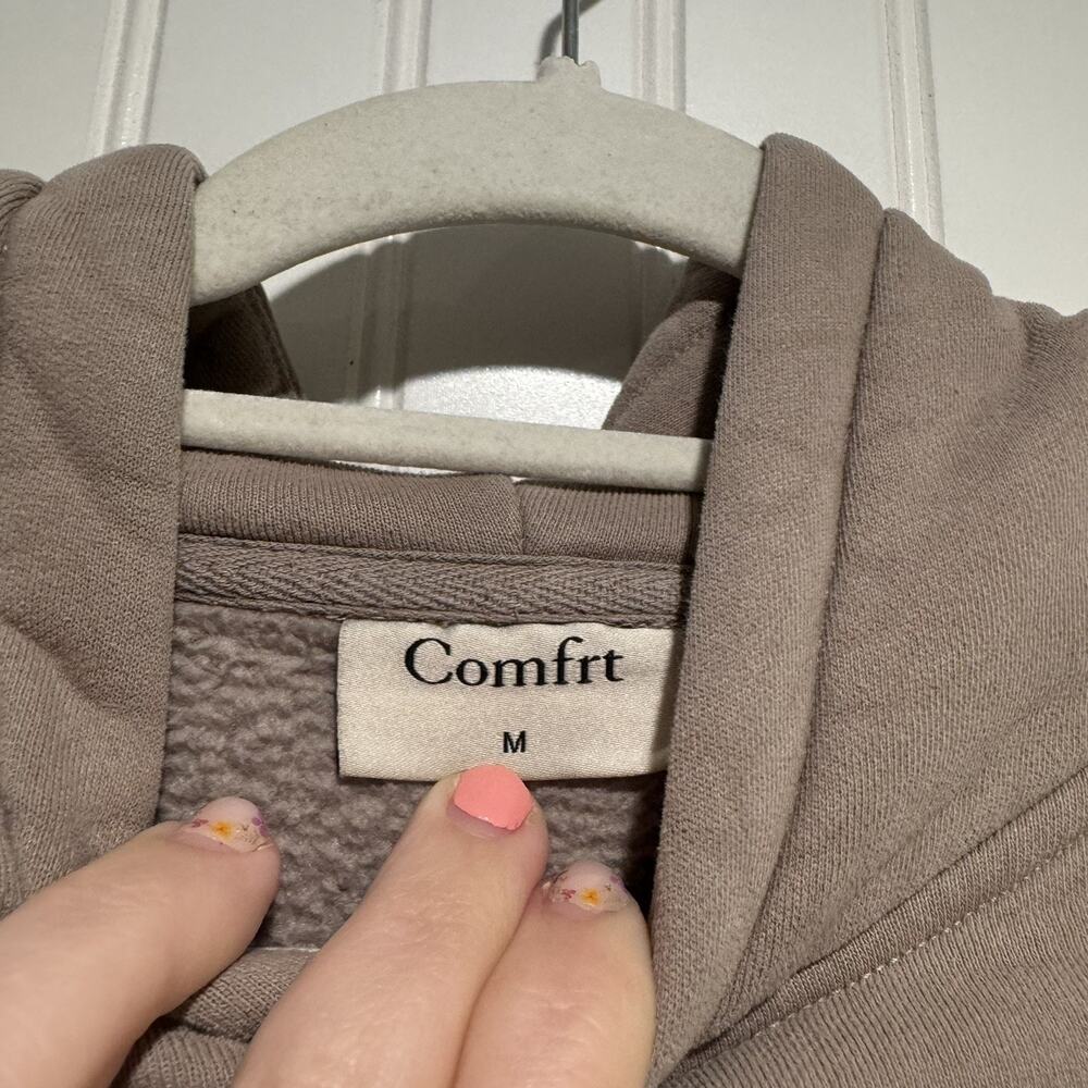 Comfrt Signature Sweat Set Hoodie Sweatpants Bark Size Medium - Picture 5 of 12